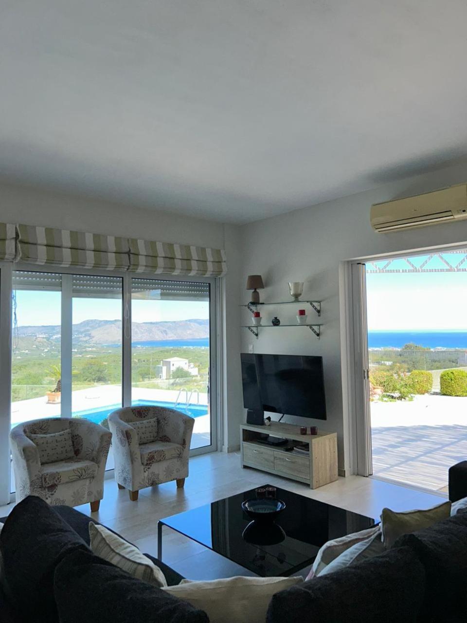 Villa Vuna - Private Pool -Sea View Ханья Экстерьер фото